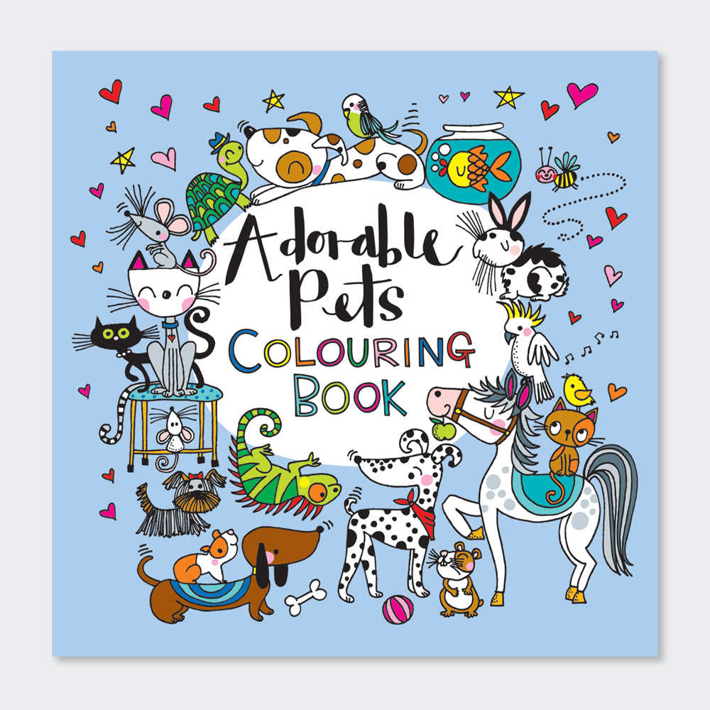 Adorable Pets Colouring Book