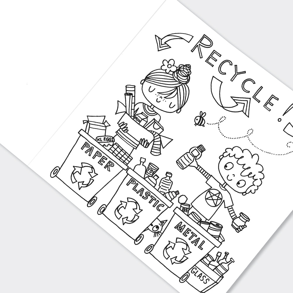 Save The Earth Colouring Book