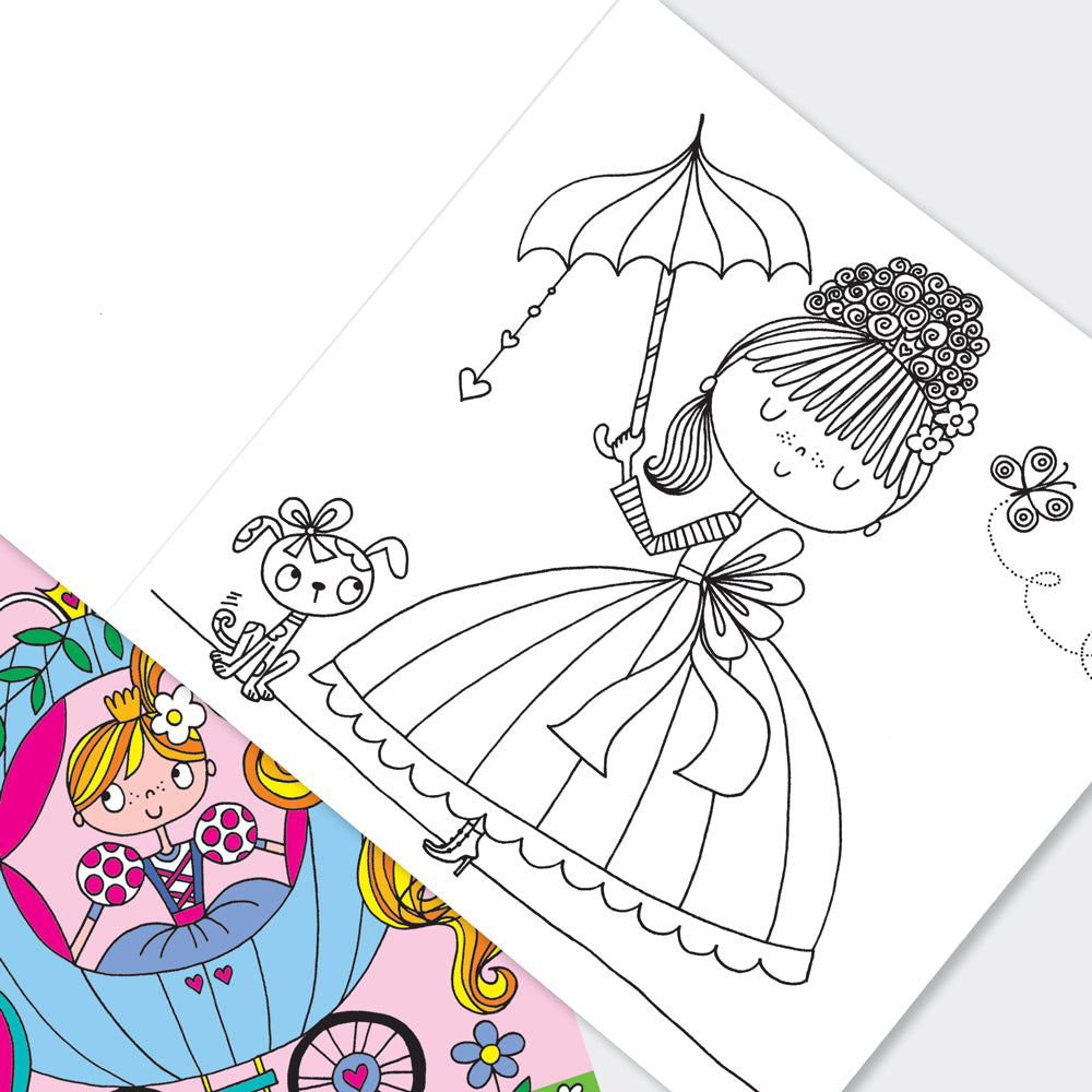 Fairytale Princess Colouring Book