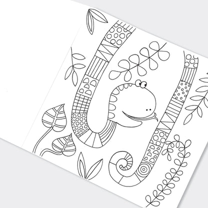 Jungle Animals Colouring Book