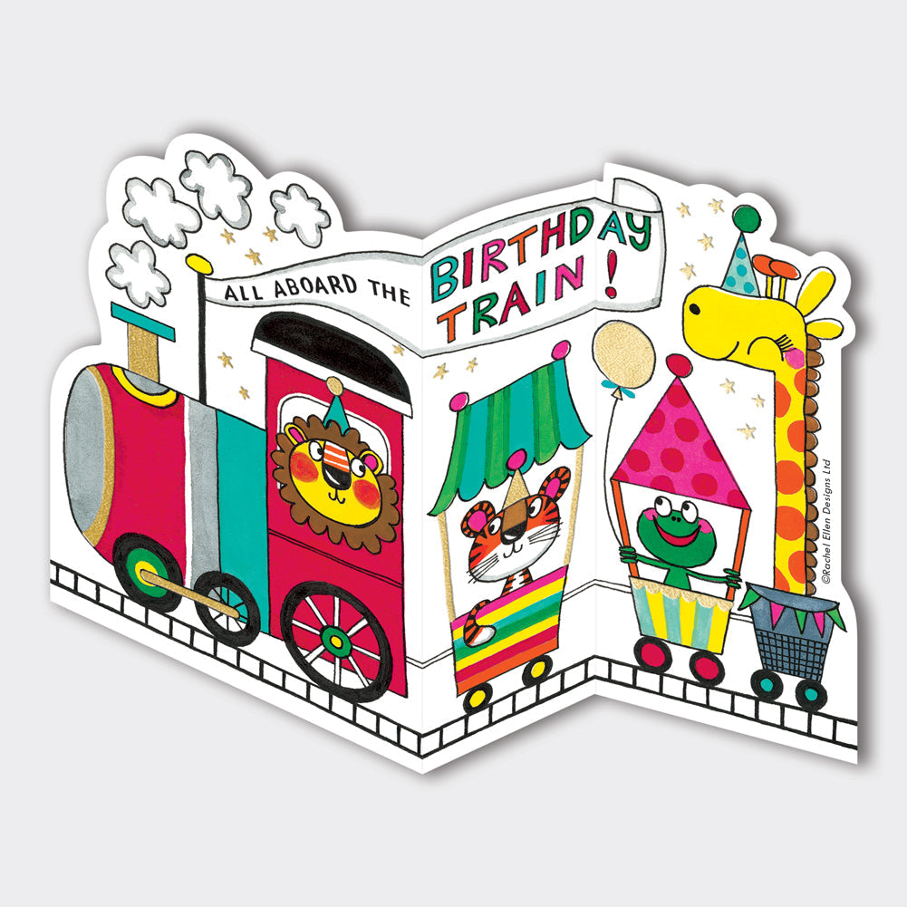 Squiggles - Birthday Train Birthday Card