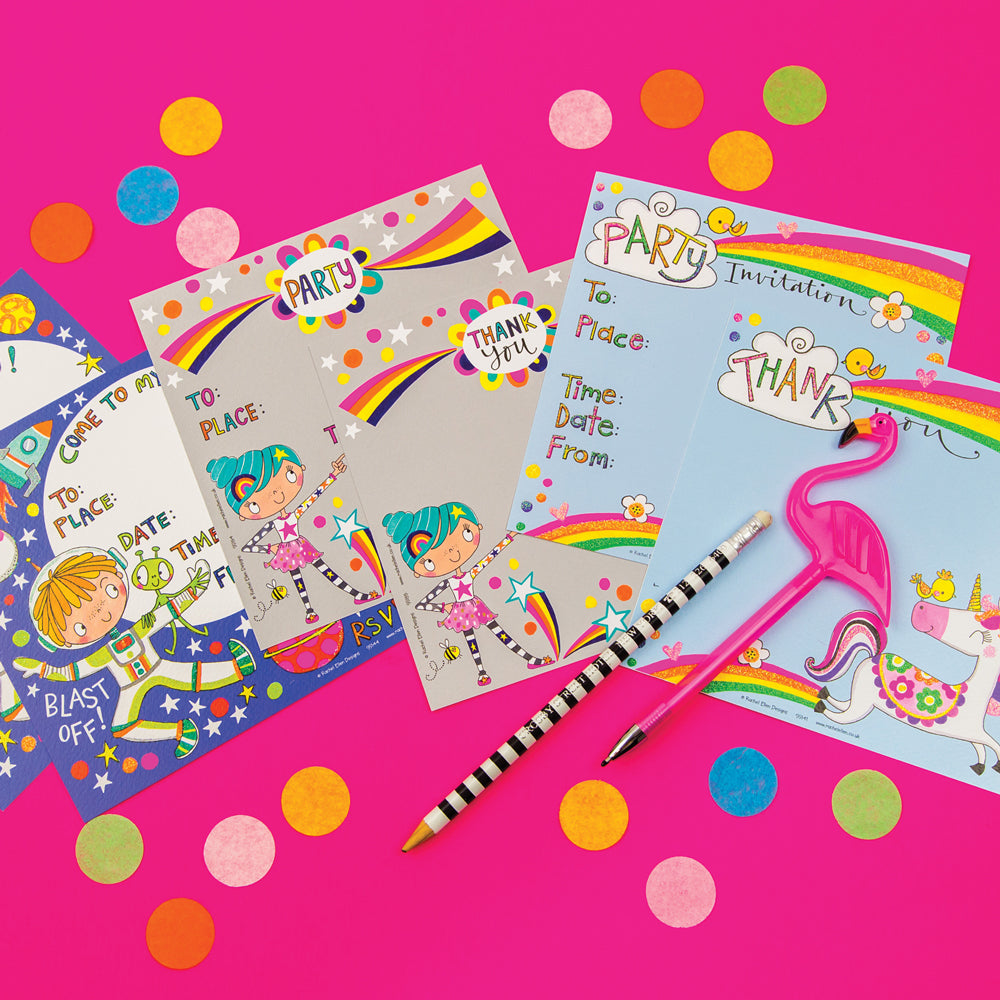 Unicorn Party Invitations (Pack of 8)