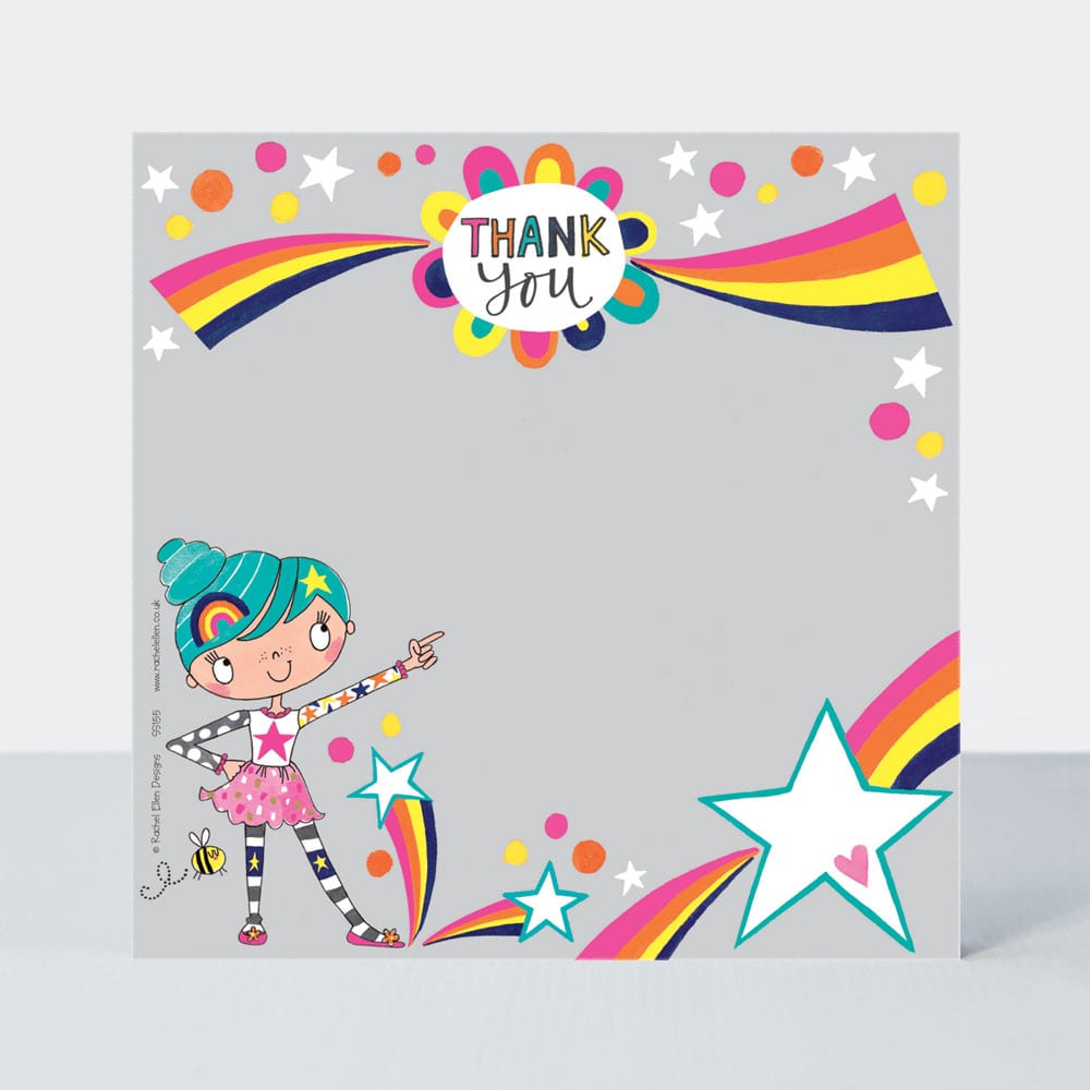 Girl Power Thank You Note Cards ‐ (Pack of 8)