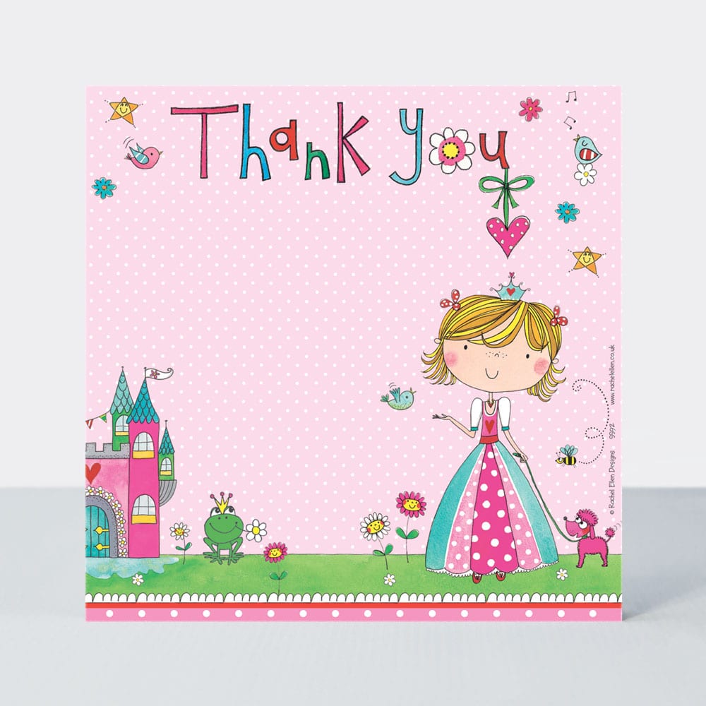 Thank you Princess (pack of 8)