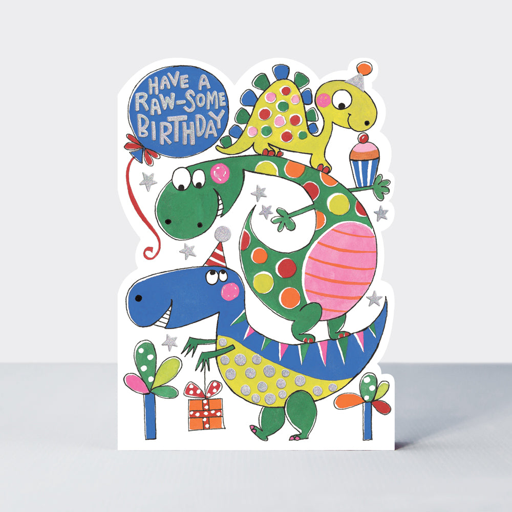 Star Jumps - Dinosaur Birthday  - Birthday Card