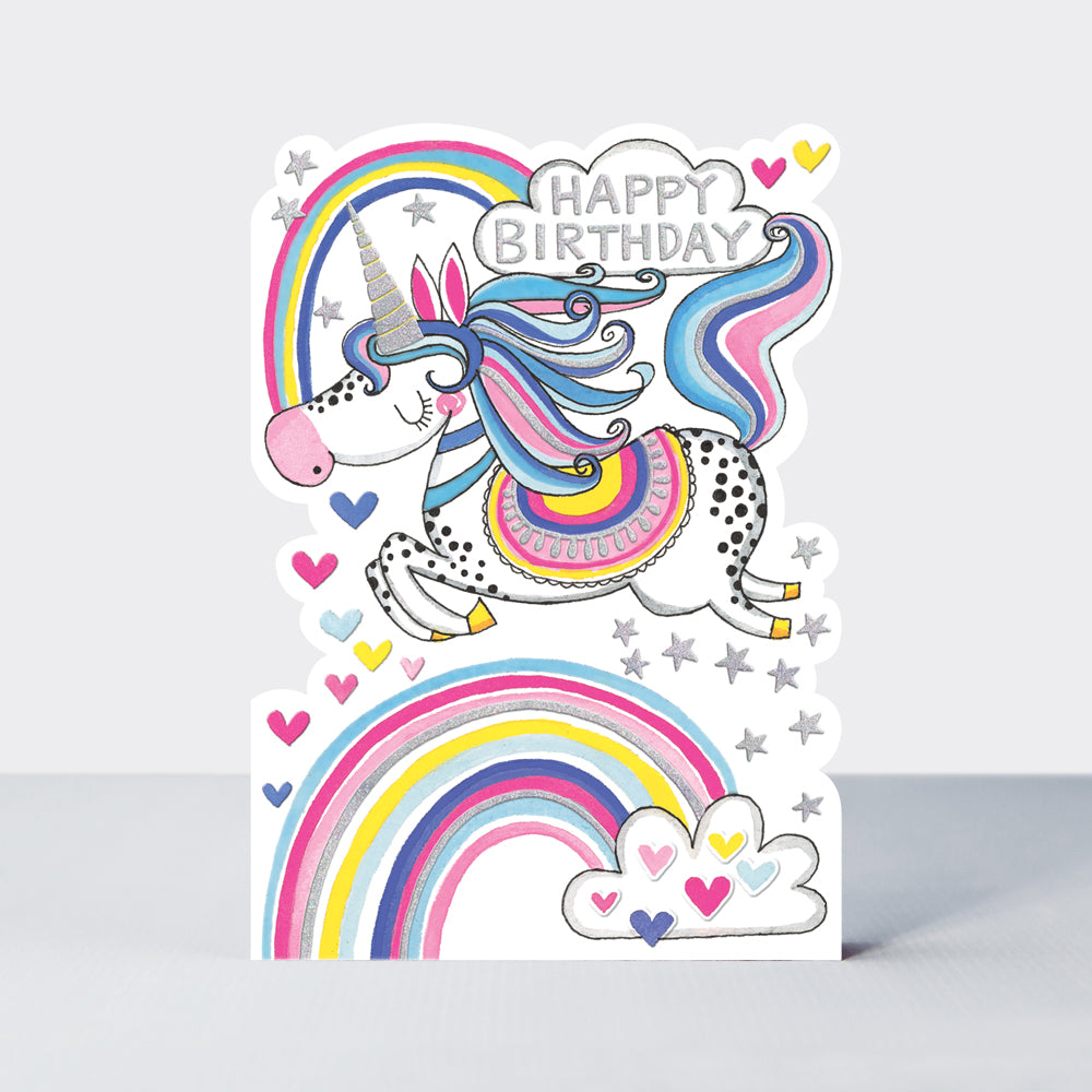 Star Jumps - Happy birthday unicorn  - Birthday Card