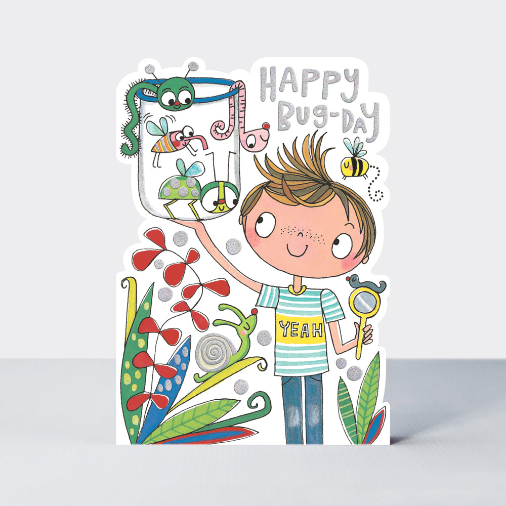Star Jumps - Happy Bug Day  - Birthday Card