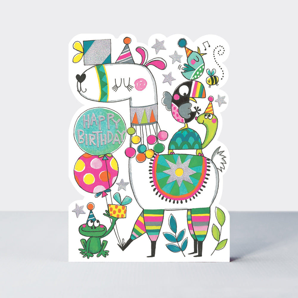 Star Jumps - Happy Birthday Llama  - Birthday Card