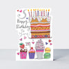 Star Jumps - Happy Birthday to you cake and candles