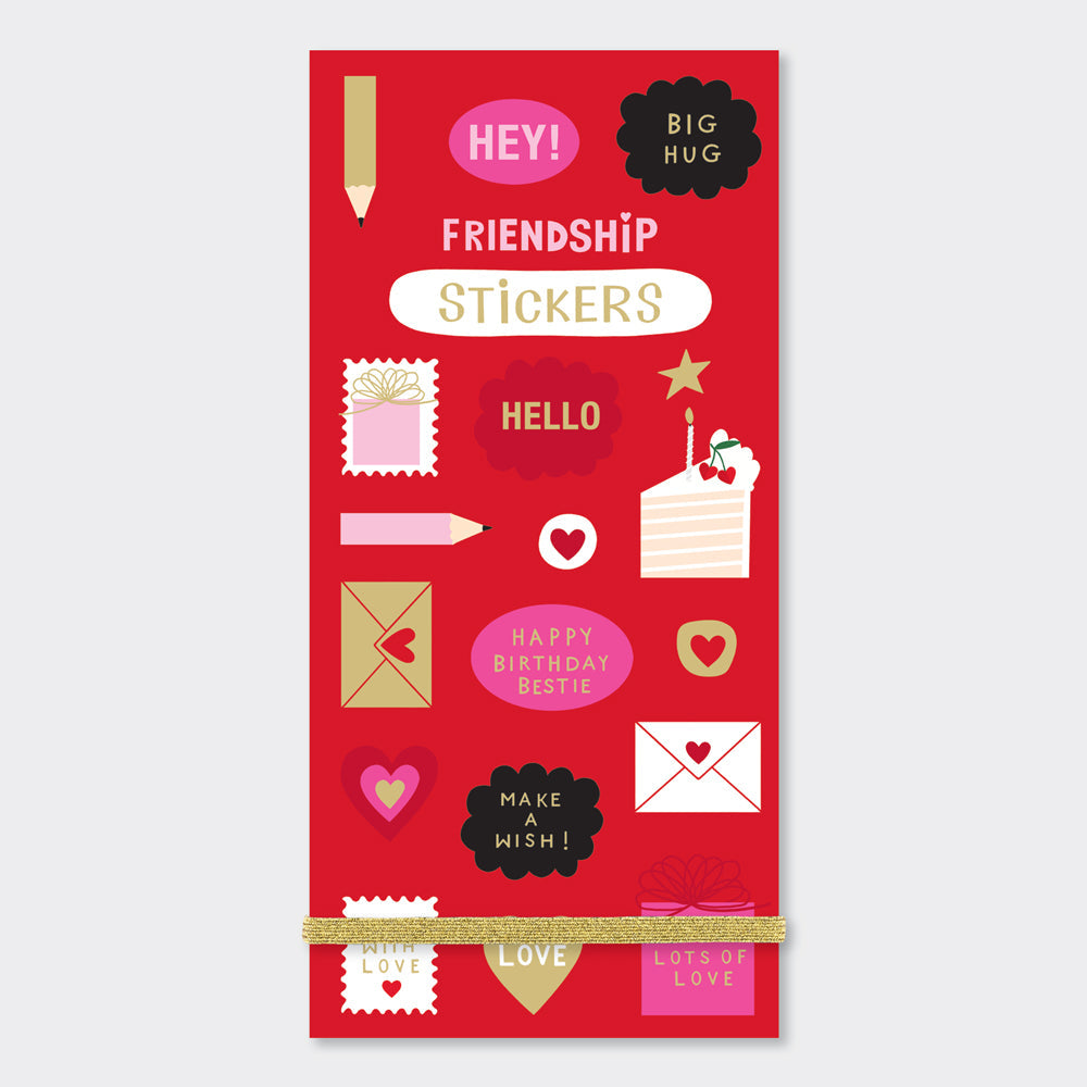 Luxury Foiled Sticker Books - Friendship Stickers
