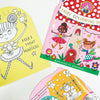 Fairy Die-Cut Colouring Book with Stickers