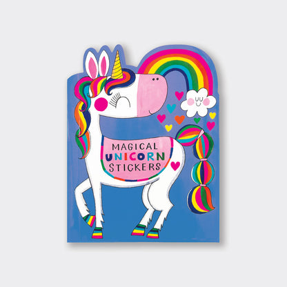 Die-Cut Sticker Book Unicorn 8 Pages of Vibrant Stickers