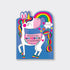 Die-Cut Sticker Book Unicorn 8 Pages of Vibrant Stickers