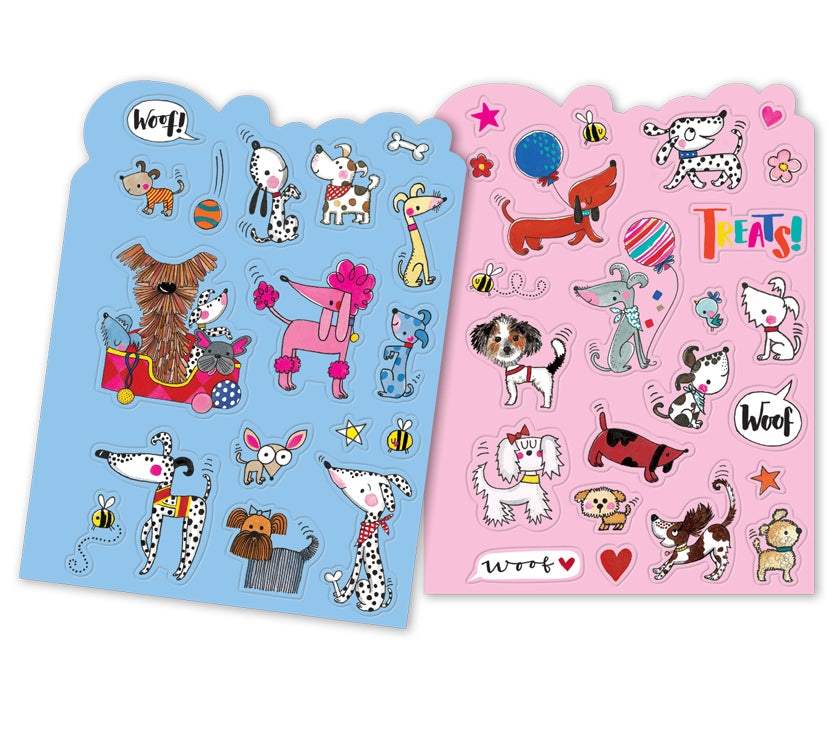 Die-Cut Sticker Books - Playful Pups