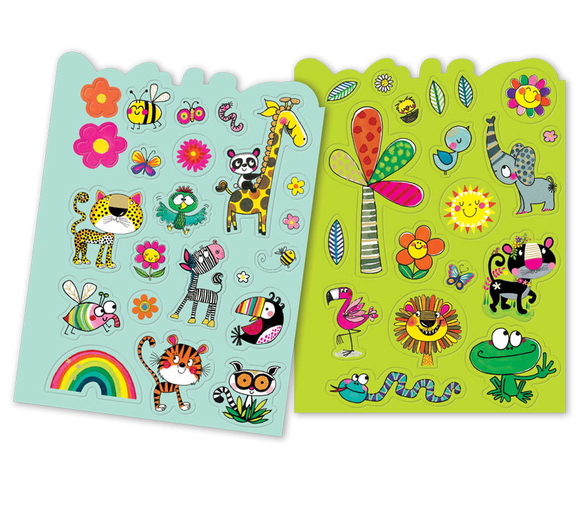 Die-Cut Sticker Books - Jungle
