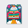 Die-Cut Sticker Book Cosmic 8 Pages of Vibrant Stickers