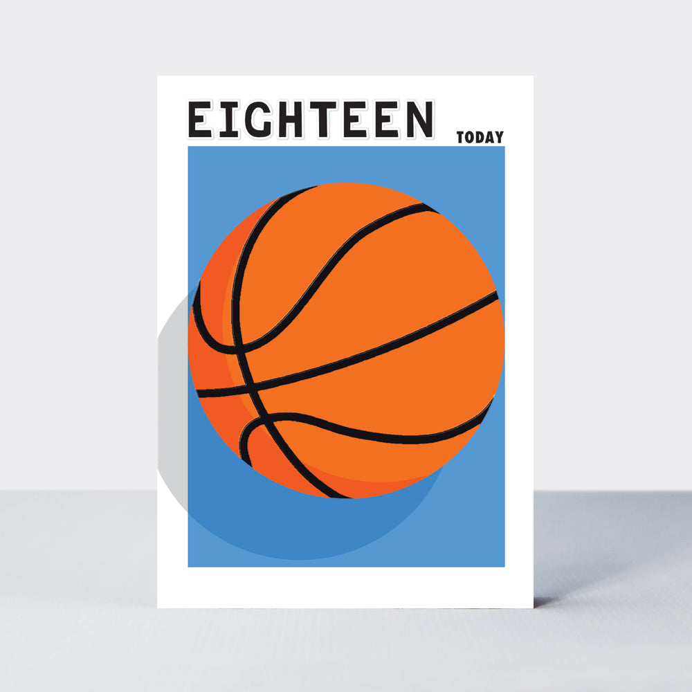 Strike - Age 18 birthday card - Basketball