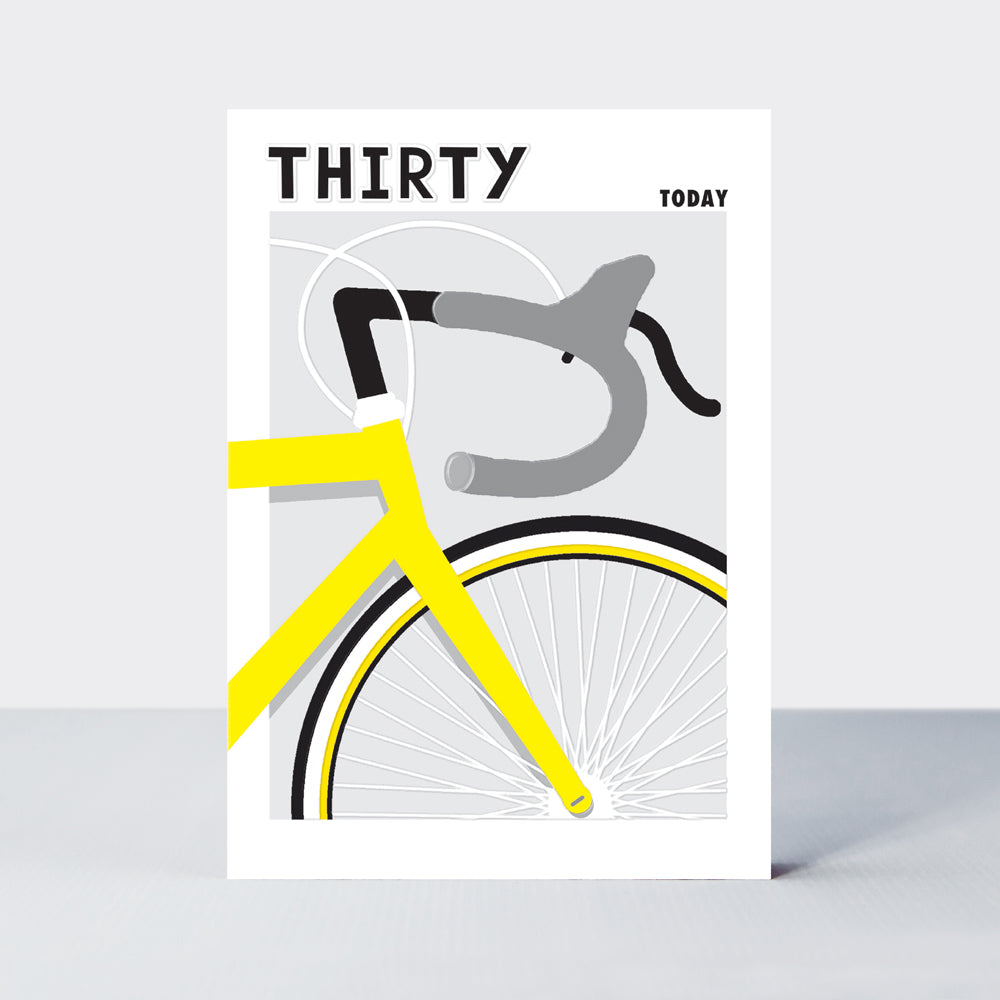 Strike - Age 30 birthday card - Road Bike