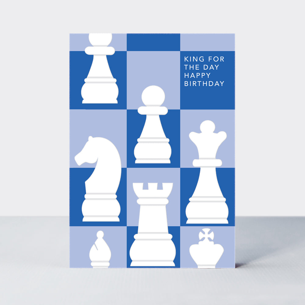 Strike - Birthday card - Chess Board King – Rachel Ellen Designs