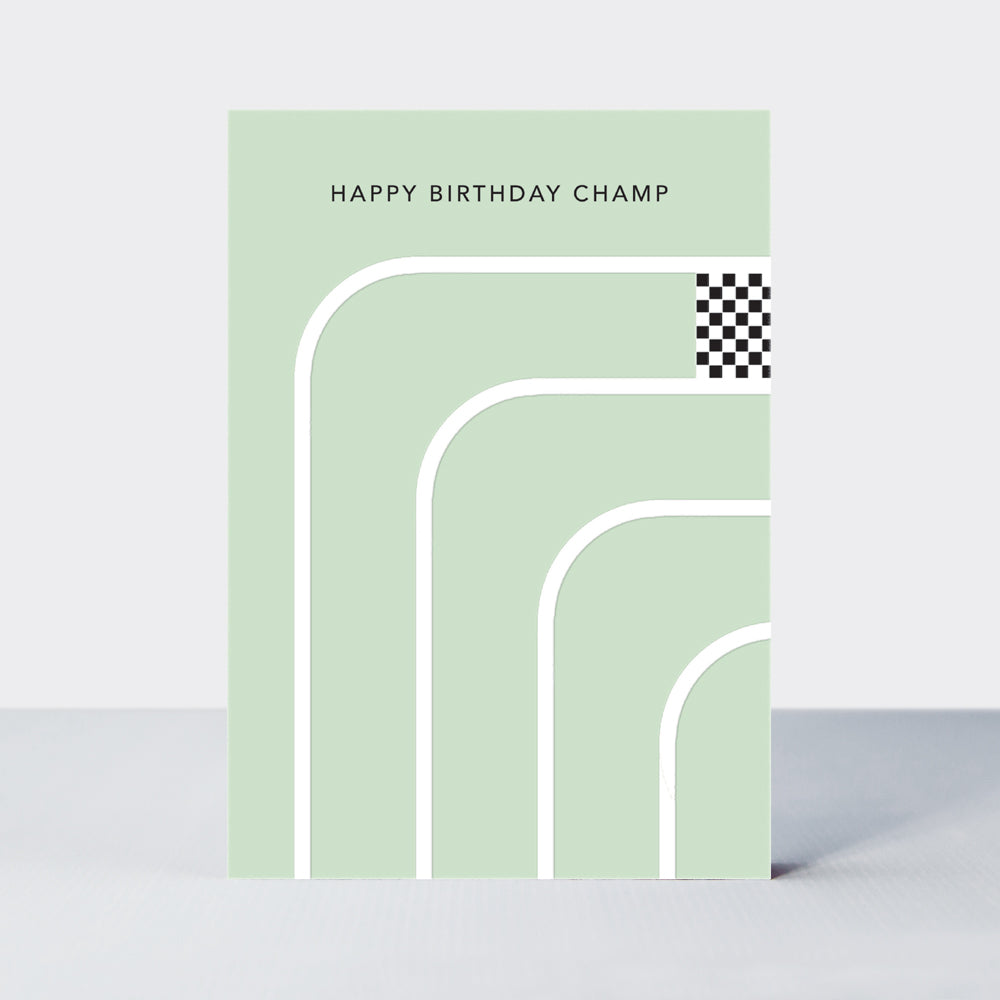 Strike - Birthday card - Athletics Track