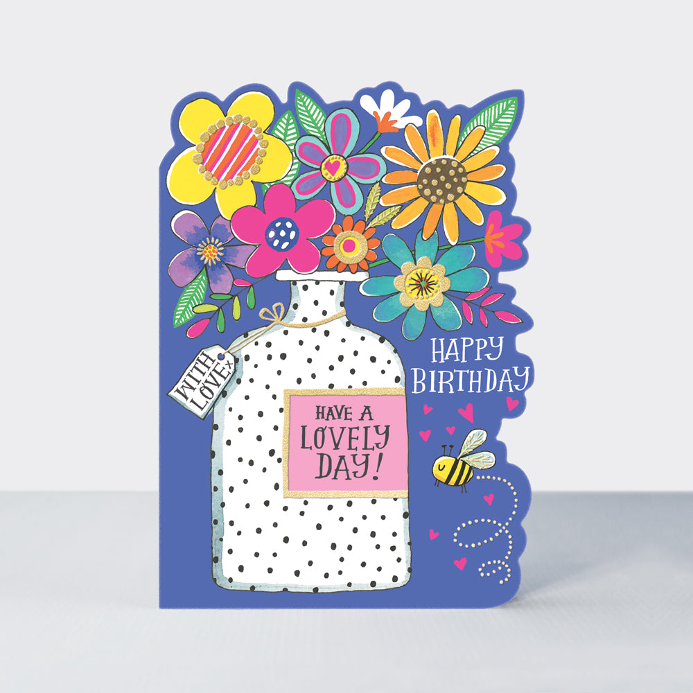 Hello Sunday! - Happy Birthday/Flowers & Vase