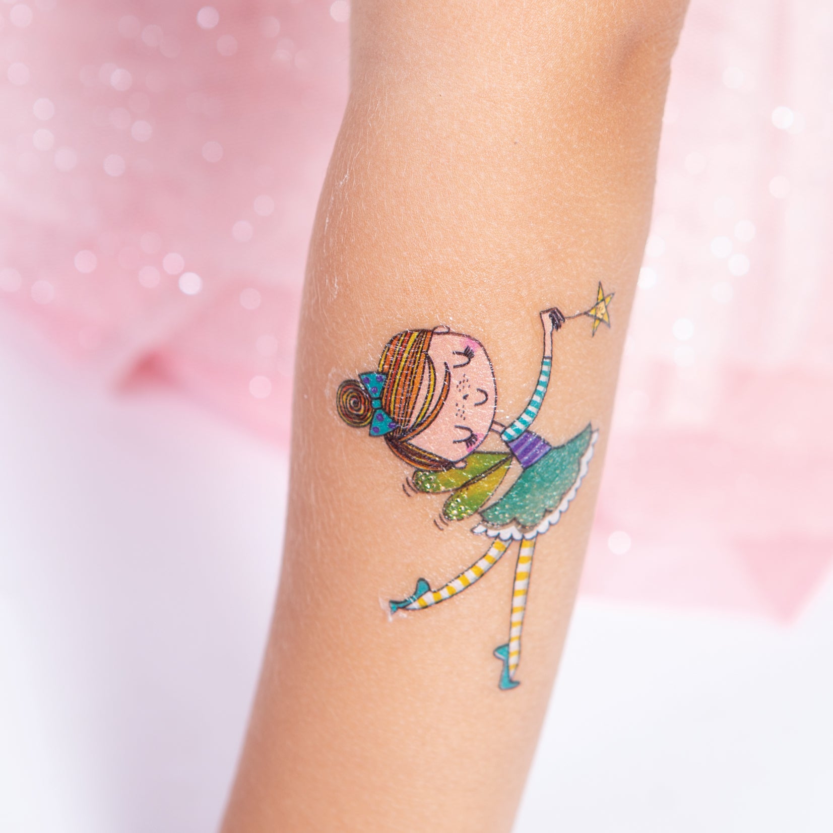 Fairy Tattoos Png - Fairy On A Crescent Moon Tattoo - Free Transparent PNG  Download - PNGkey