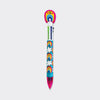 Six Colour Ballpoint Pen - Rainbow Topper