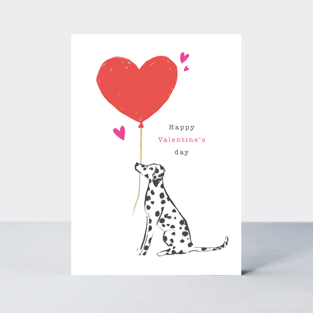 Valentine's Flamingo - Dalmatian & Balloon