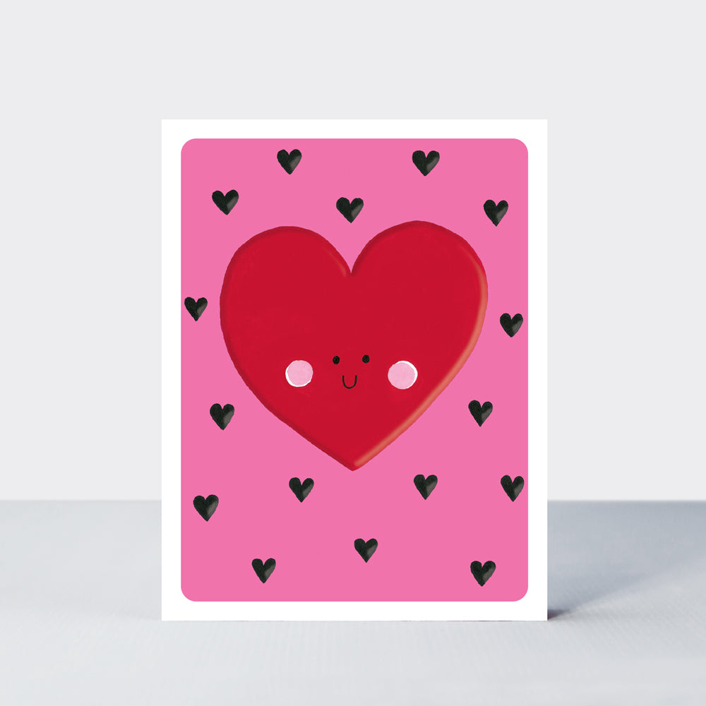 Valentine's Card Hey! - Love Heart