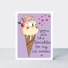 Valentine's Card Hey! - You Are The Sprinkles To My Ice Cream