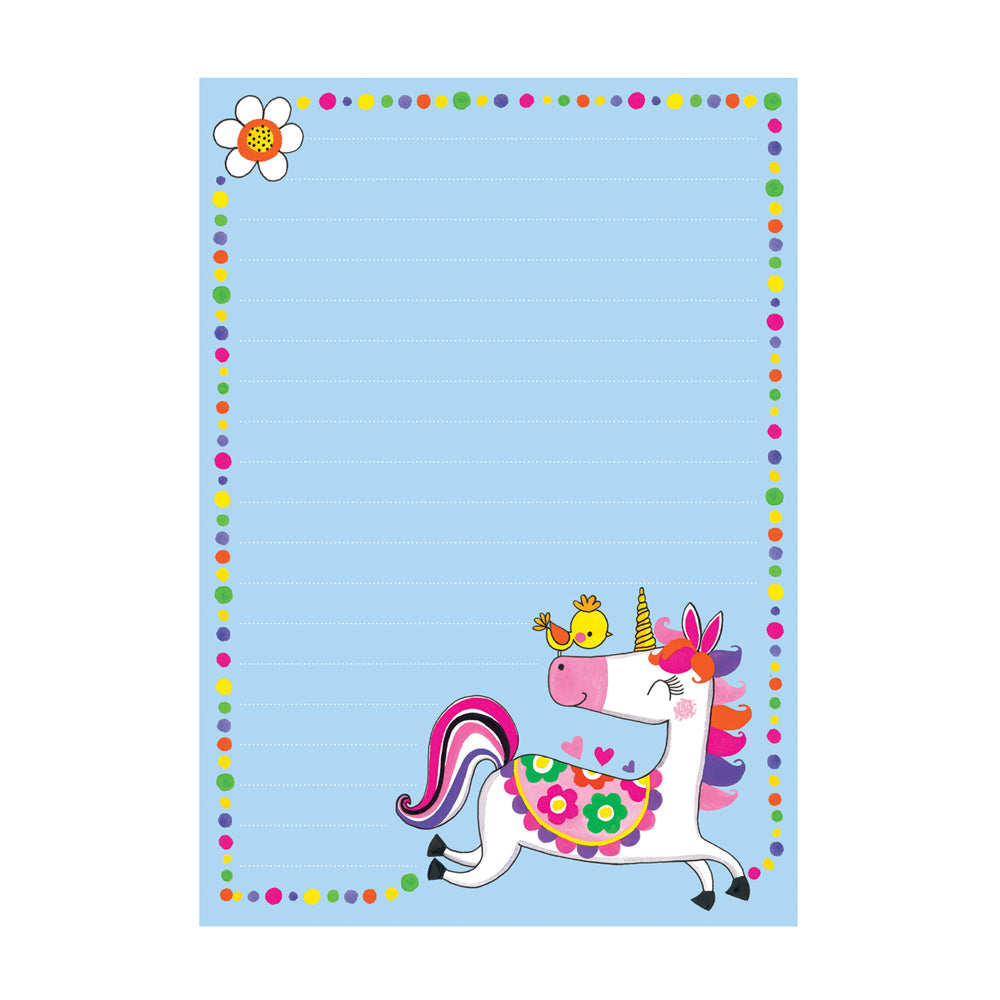 Letter Writing Set Wallet - Magical Unicorn