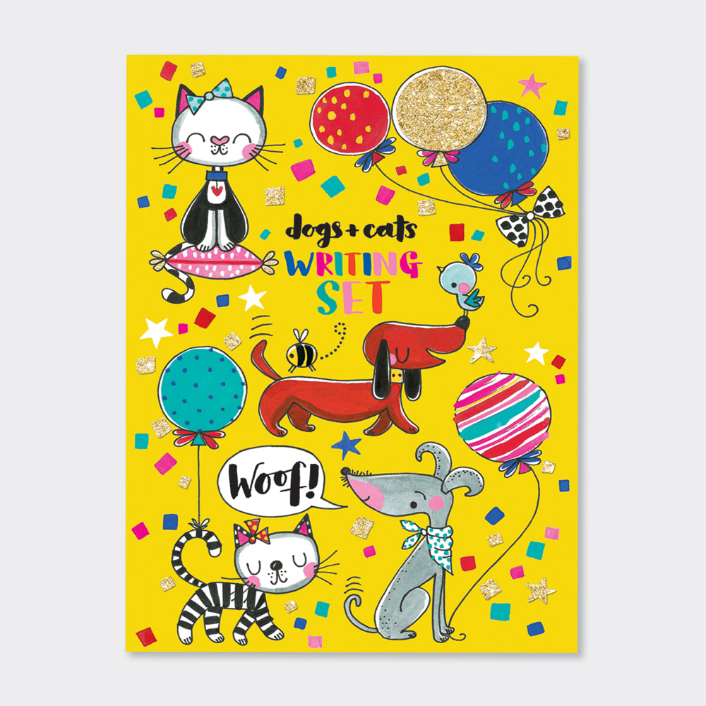 Writing Set Wallet - Dogs &amp; Cats