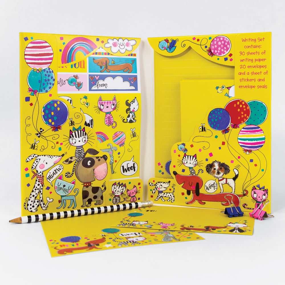 Writing Set Wallet - Dogs &amp; Cats