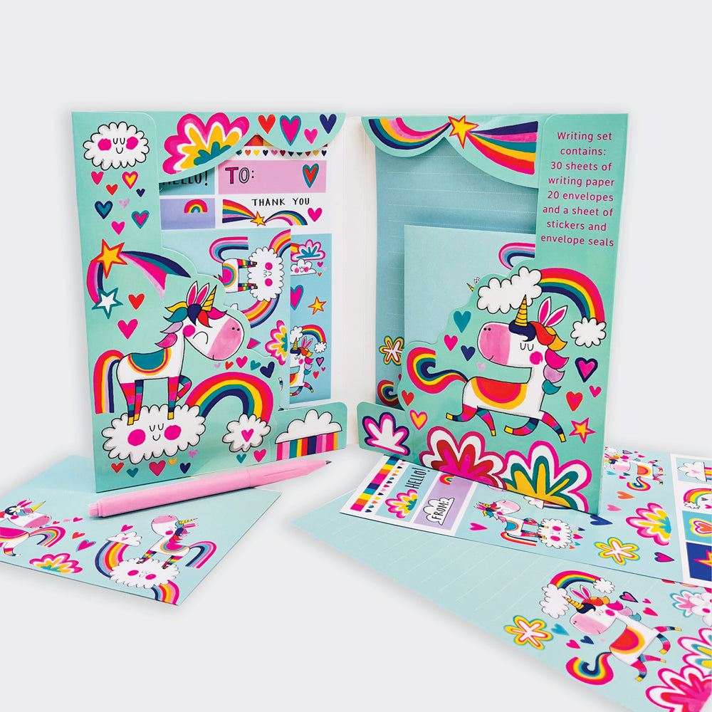 Letter Writing Set - Rainbow Unicorn