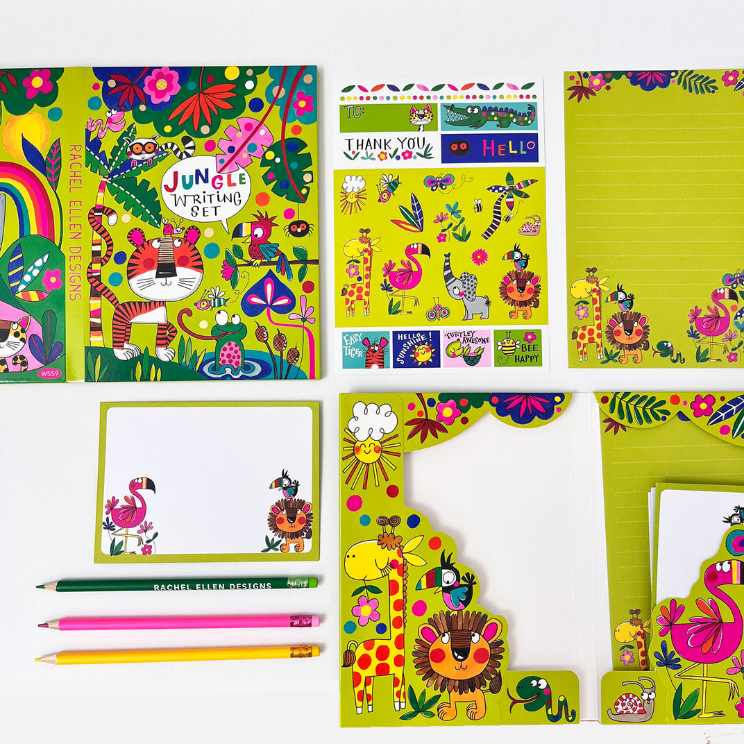 Letter Writing Set - Jungle