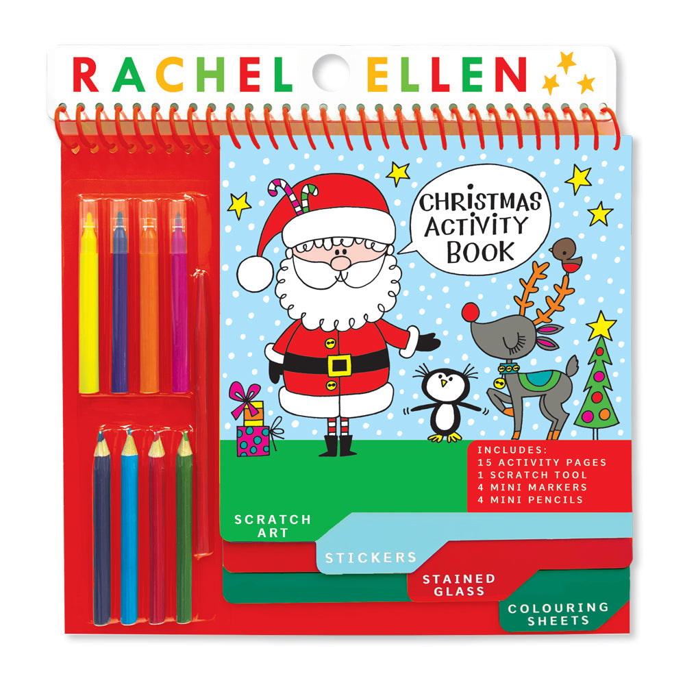 Christmas Activity Book with Scratch Art & Stickers