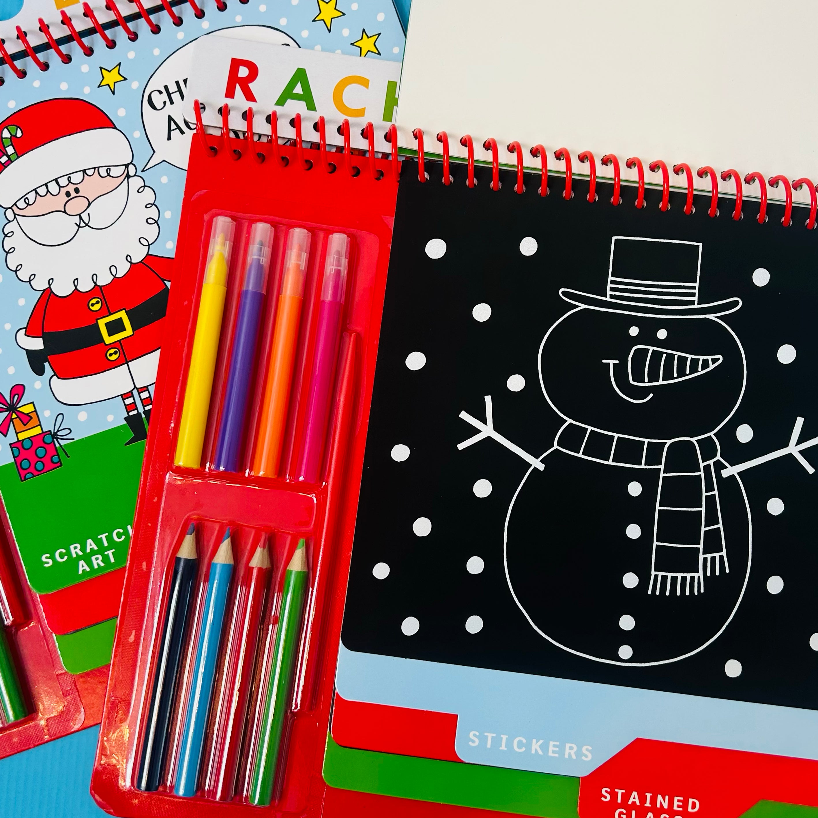 Christmas Activity Book with Scratch Art &amp; Stickers