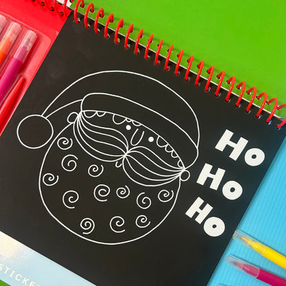Christmas Activity Book with Scratch Art &amp; Stickers