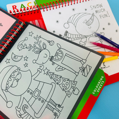 Christmas Activity Book with Scratch Art &amp; Stickers
