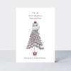 Almond - Daughter/Cat In A Christmas Tree Christmas Card
