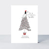 Almond - Sister/Dog In A Christmas Tree Christmas Card