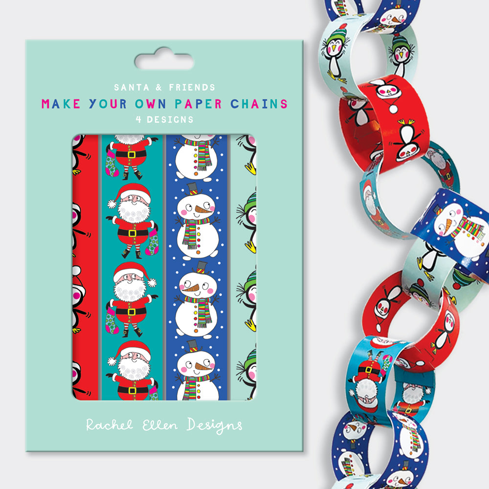 Paper Chain Kit - Santa, Penguins and Snowmen