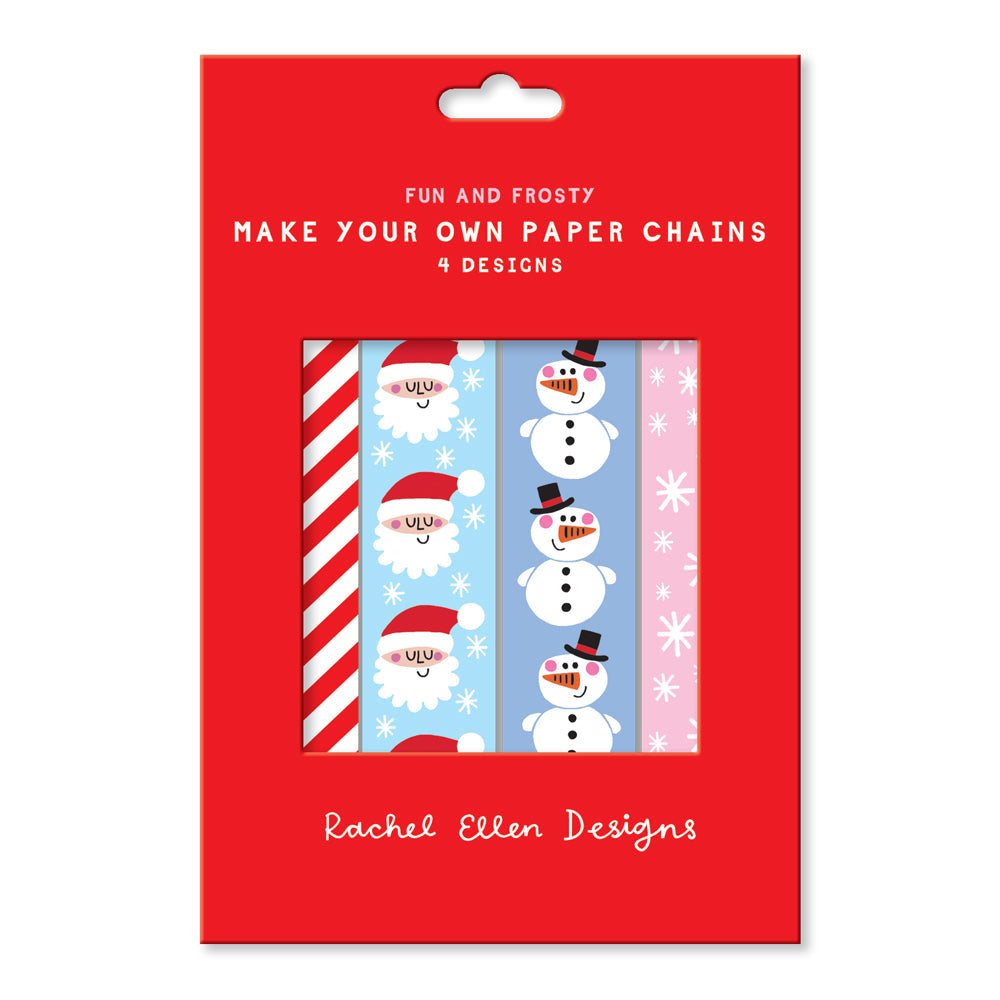 Christmas Paper Chain Kit - Santa &amp; Snowman