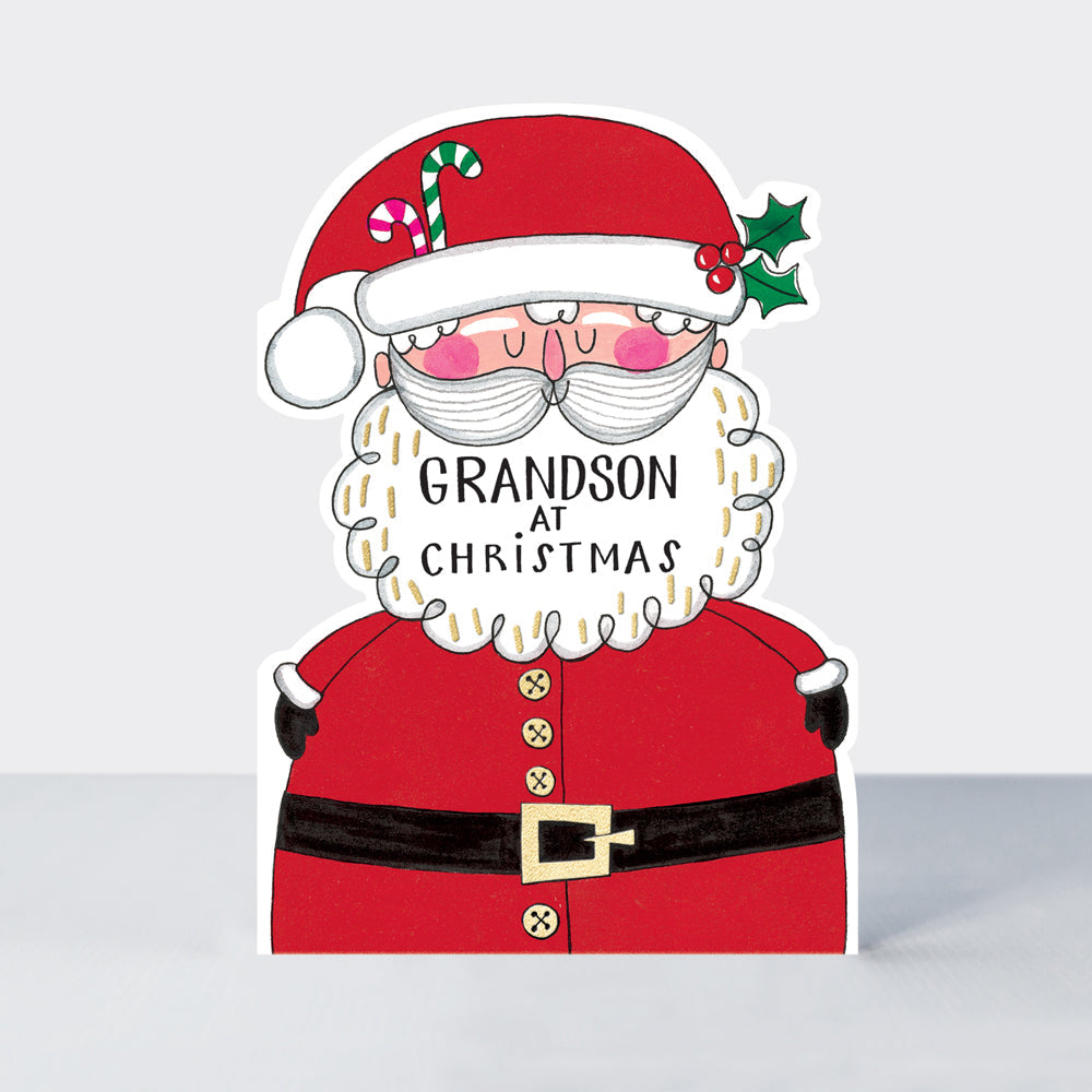 Cookie Cutter Christmas Card - Grandson at Christmas
