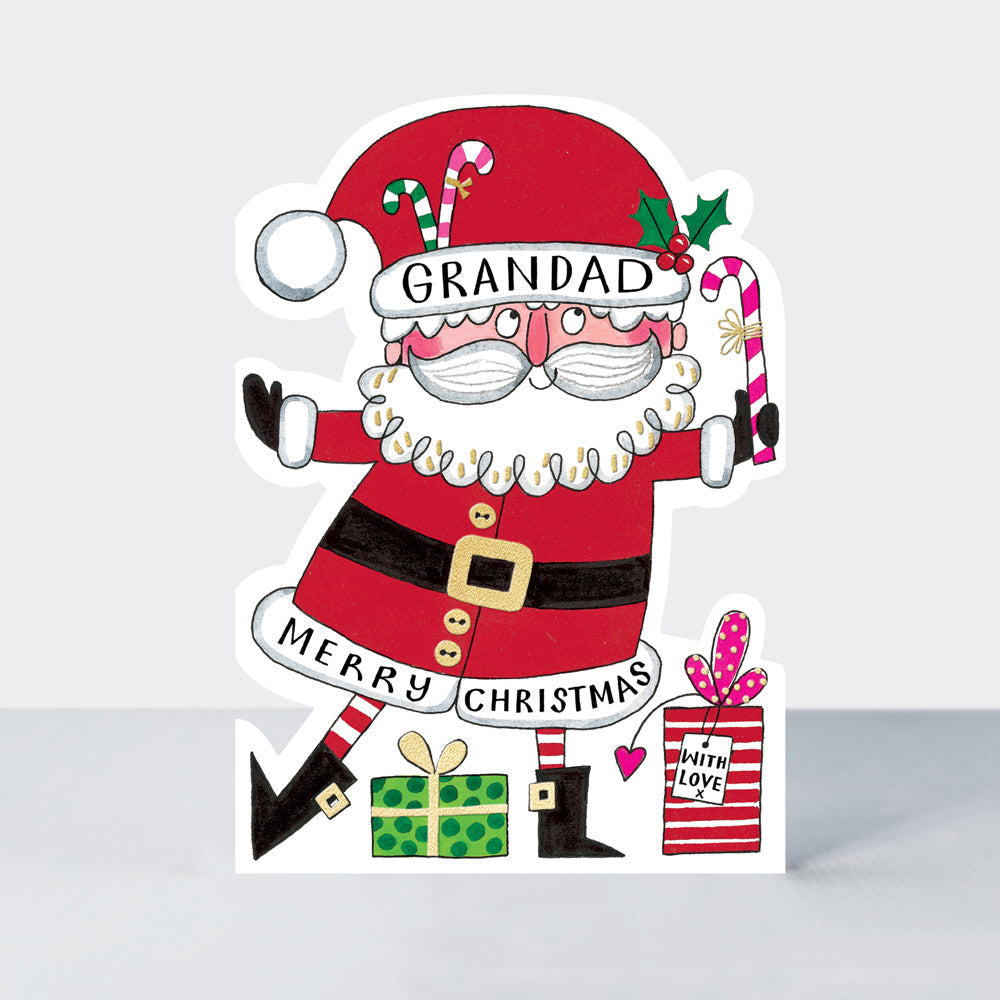Cookie Cutter Christmas Card - Grandad Merry Christmas