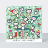 Christmas Card Cube - Penguins (20 Cards)