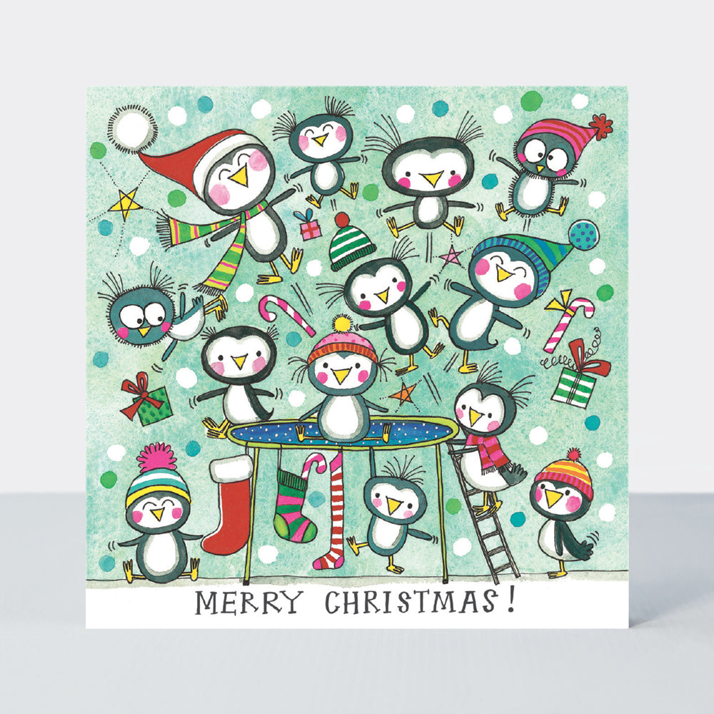 Christmas Card Cube - Penguins (20 Cards)