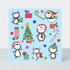 Christmas Card Cube - Penguins (20 Cards)