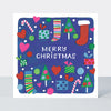 Christmas Cube - Trees & Stockings - Box of 20 Cards