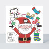 Christmas Cube - Santa, Snowmen & Reindeer - Box of 20 Cards